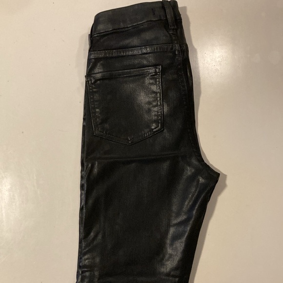 Fidelity‎ Denim Luna Velveteen Ultra High Black Ankle Jeans Size 27 - Picture 6 of 6